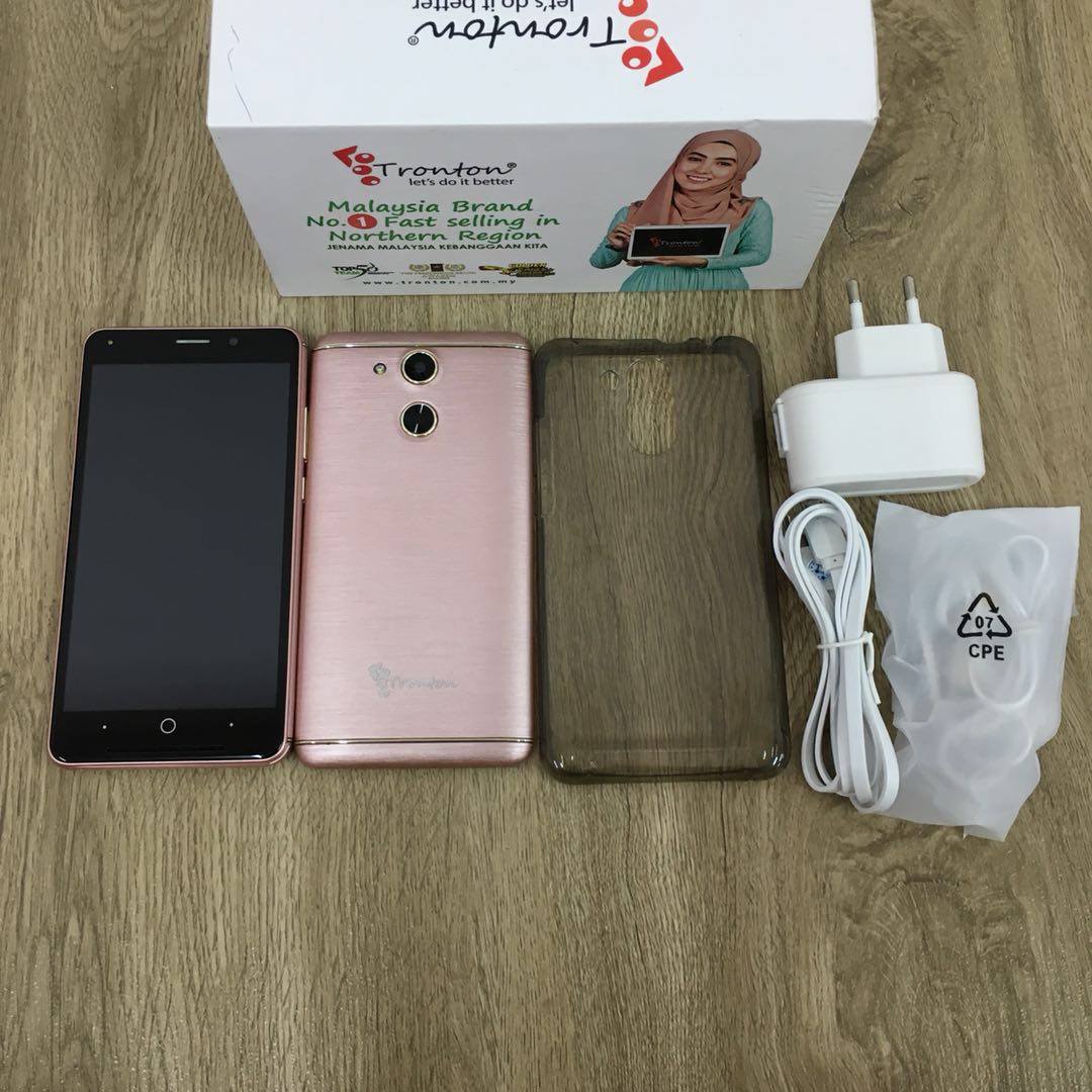 (R.GOLD)TRONTON X3 5''INCH ANDROID PHONE (Ready Stock)